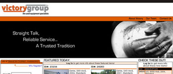Victory Equipment Group - Website (Homepage)